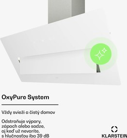 Klarstein SleekAir digestor | A+++ | 717 m³/h | dotykové ovládanie | LED | 90 cm