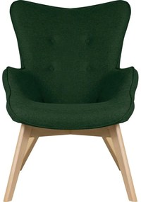 Tmavozelené kreslo Niko – Ropez