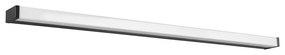 Matne čierne LED nástenné svietidlo (dĺžka 120 cm) Fabio - Trio