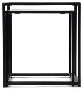 Noela Sada odkladacích stolíkov v dekore čierneho mramoru DUETTA 38,35