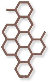 Terma Hex 821x486 vodný radiátor Bright Copper ZX