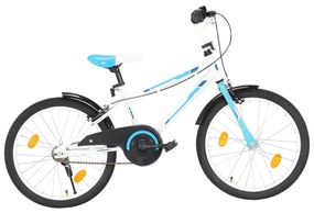 Detský bicykel modro-biely 20 palcový