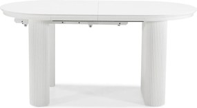 Jedálenský rozkladací stôl Audrey 160/240 cm biely
