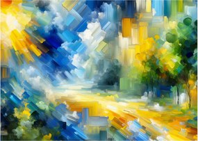 Obraz - Abstraktný slnečný deň (70x50 cm)