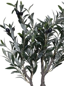 Umelý olivovník v kvetináči OLIVEIRA, plast, výška 60 cm