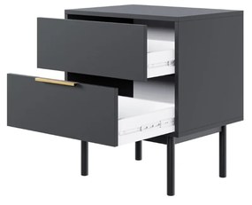 Noční stolek Viva 54 cm černý
