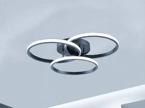 Stmievateľné stropné LED svietidlo LED/70W/230V 3000-6500K čierne + diaľkové ovládanie