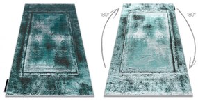 Kusový koberec Rám zelený 2 120x170cm