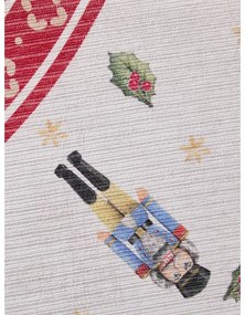 Červený okrúhly koberec s vianočným motívom ø 160 cm Toy's Delight Nutcracker – Villeroy&amp;Boch