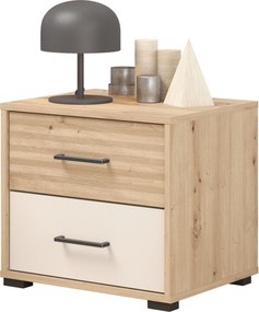 XXXLutz NOČNÝ STOLÍK, kašmírová, dub artisan, Xora - Spálňové sety - 000834013404