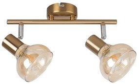 Rabalux 5547 - Bodové svietidlo HOLLY 2xE14/40W/230V zlatá