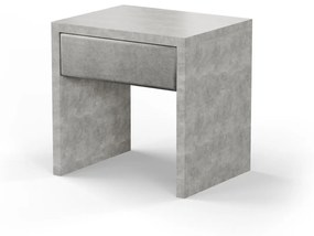 Materasso Nočný stolík STONE / WHITE, White / biela, Cenová kategória "B", 50 cm