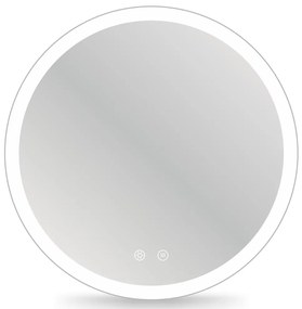 Brilagi - LED stmievateľné vyhrievané zrkadlo s podsvietením CLARA PRO LED/19W/230V pr. 60 cm IP44