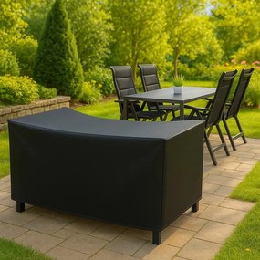 Doppler Ochranný obal na stôl 180 x 100 cm + 4 kreslá polohovacie, stohovacie