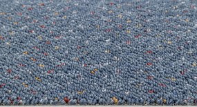 Betap, Metrážny koberec Virtuose 84, na mieru, šíře 4m, modrá, filc, chodba / predsieň