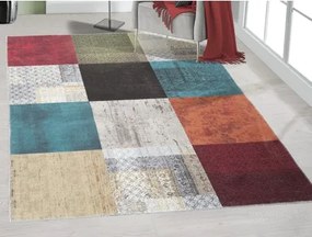 Koberec Edessa 120x170 cm, farebný vintage patchwork%