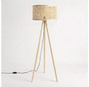 Brilagi - LED stojacia lampa CERIA 1xE27/60W/230V pr. 40 cm béžová