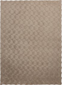 Obsession, Kusový koberec Diamond Cut 800 Taupe, 160x230, hnedá, obývacia izba