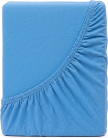 4Home jersey prestieradlo Ideál nebesky modrá, 200 x 200 cm