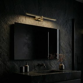 Toolight Toolight, LED nástenné svietidlo 40cm, 13W, 4000K, 1000lm, APP1889-1W, zlatá lesklá, OSW-66044