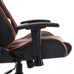 vidaXL Herná stolička čierno-oranžová umelá koža-