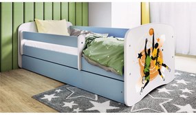 Dětská postel Babydreams basketball modrá