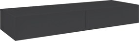 XXXLutz KONZOLOVÝ STOLÍK, antracitová, 110/40/16 cm Hom`in - Stolíky do obývačky - 000003009008