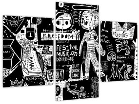 Obraz - Graffiti (90x60 cm)