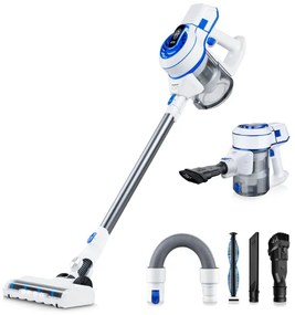 Niceboy ION Hurricane H5- Bezdrôtový tyčový vysávač 2v1 150W/2200 mAh biela/modrá