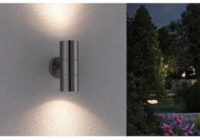 Paulmann 94331 - 2xGU10/10W IP44 Vonkajšie nástenné svietidlo FLAME 230V