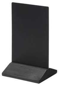 Drevený menu stojanček 10 x 15 cm, čierna