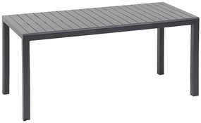 Hliníkový stôl ACAPULCO 161x74 cm (antracit)