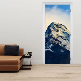 Fototapeta na dvere - Zasnežené hory (95x205cm)