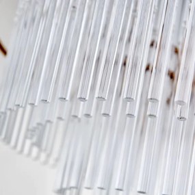 Toolight Toolight, krištáľové stropné svietidlo 6xE14 APP1653-6CP, zlatá lesklá, OSW-01596