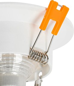 Inteligentné zapustené bodové svietidlo biele vrátane Wifi GU10 50mm - Gijs