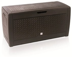 Záhradný box, 310 l, II, tmavo hnedá