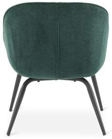 Čalúnená stolička, sivo-zelená