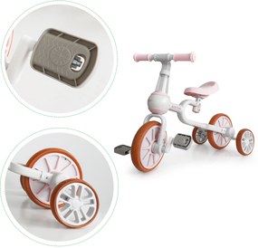 WELLHOX Balančný bicykel 4v1 - rúžový