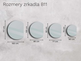 Zrkadlo Base B11 60×70