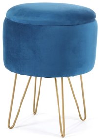 Úložná taburetka LILI modrá