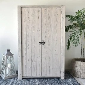 Vidiecka patinovaná skriňa, 120x65x190 cm