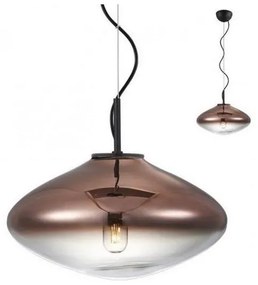 Redo 01-1620 - Luster na lanku ABSOLUTE 1xE27/42W/230V medená