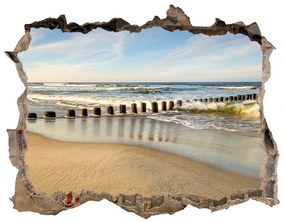 Nálepka fototapeta 3D Na pláži pri baltskom mori nd-k-69300790