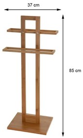 Stojan na uteráky Bamboo 2, bambus