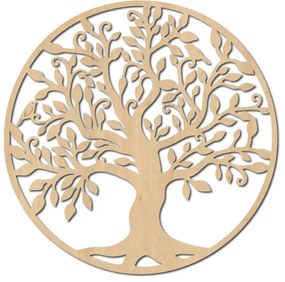 Obraz strom života do obývačky I Drevená nástenná dekorácia I SENTOP FB-HDF0206