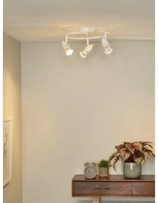 Lucide 13955/14/31 - LED bodové svietidlo CARO-LED 3xGU10/5W/230V biele