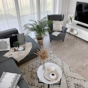 Koberec BERBER FEZ GO535, krémovo -hnedý, strapce, Shaggy