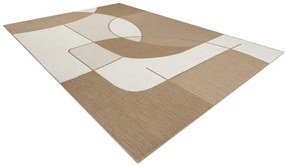 Koberec SIZAL FLAT 48982265 geometrický, béžový / naturálny