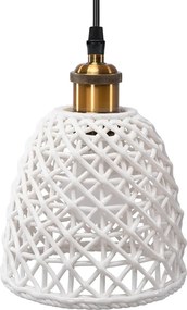 Toolight Toolight, keramická závesná lampa 1xE27 APP1007-1CP, biela, OSW-07534