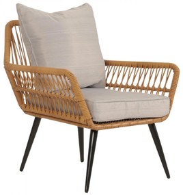 Záhradná súprava stoličiek a stolíka HWC-N34 - svetlo sivá